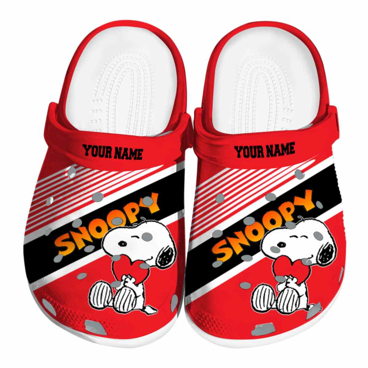 Snoopy Cartoon Crocs Crocband Clogs Shoes Comfortable For Men Women and Kids