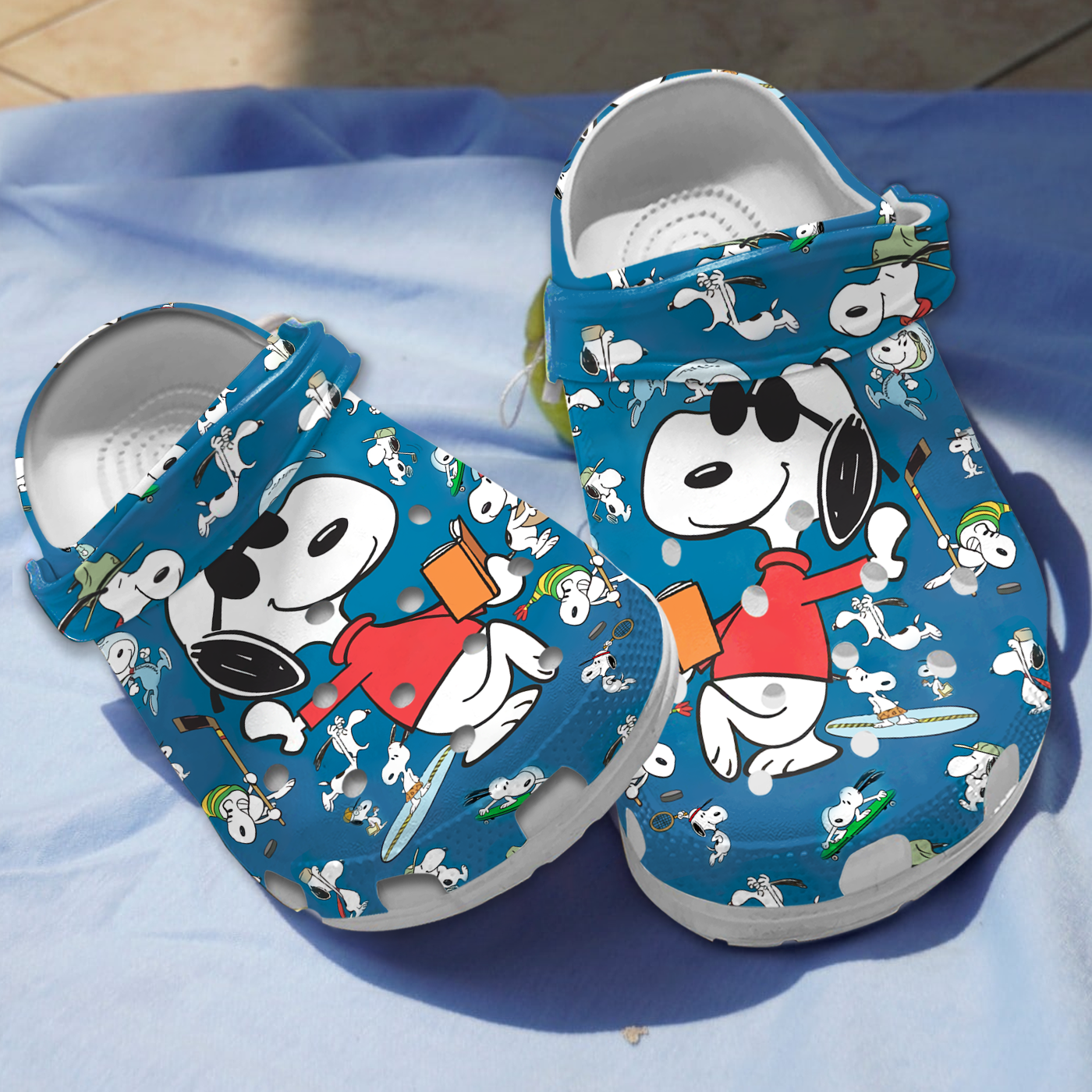 Snoopy Cartoon Crocs Crocband Clogs Shoes Comfortable For Men Women and Kids