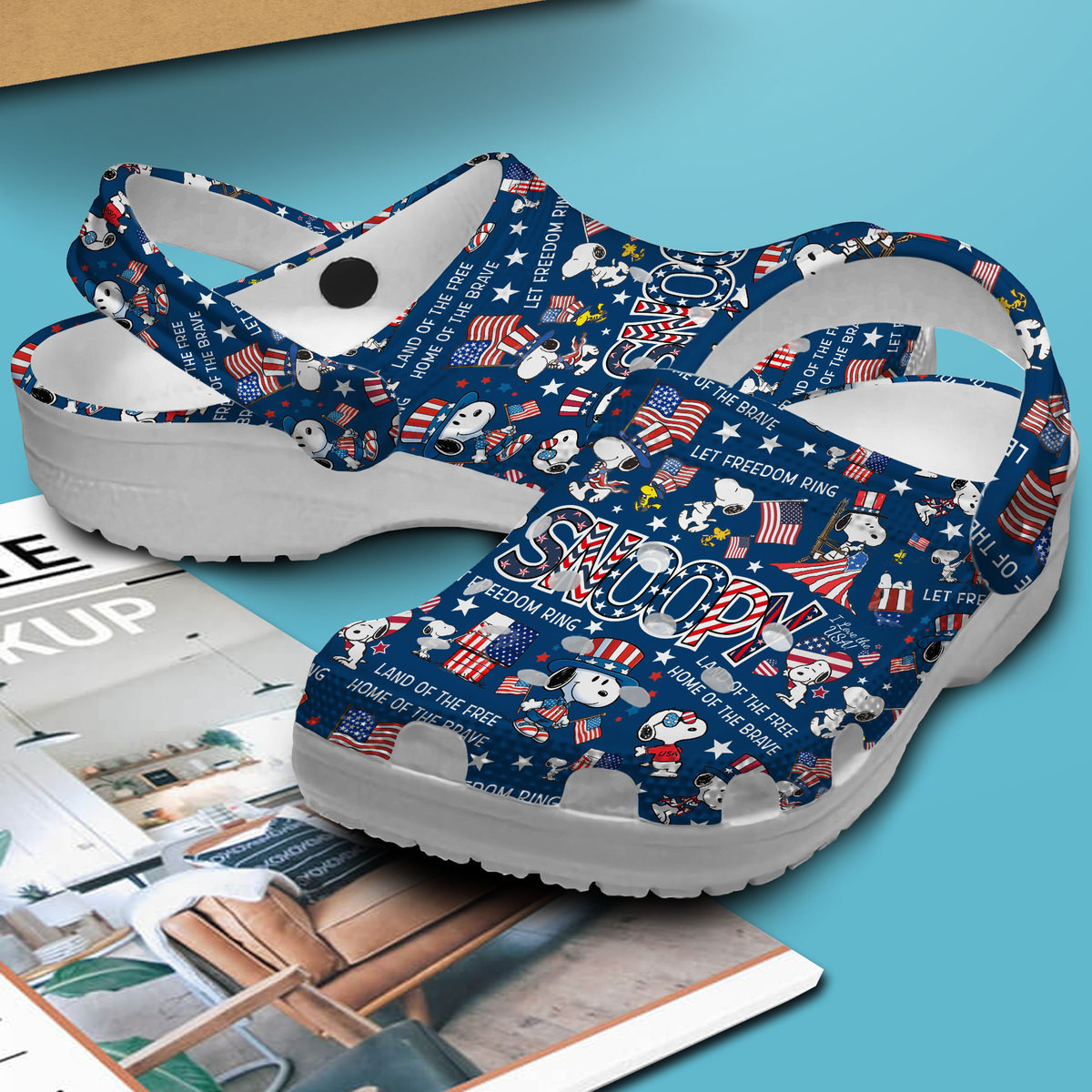 Snoopy Cartoon Crocs Crocband Clogs Shoes Comfortable For Men Women and Kids - Image 3