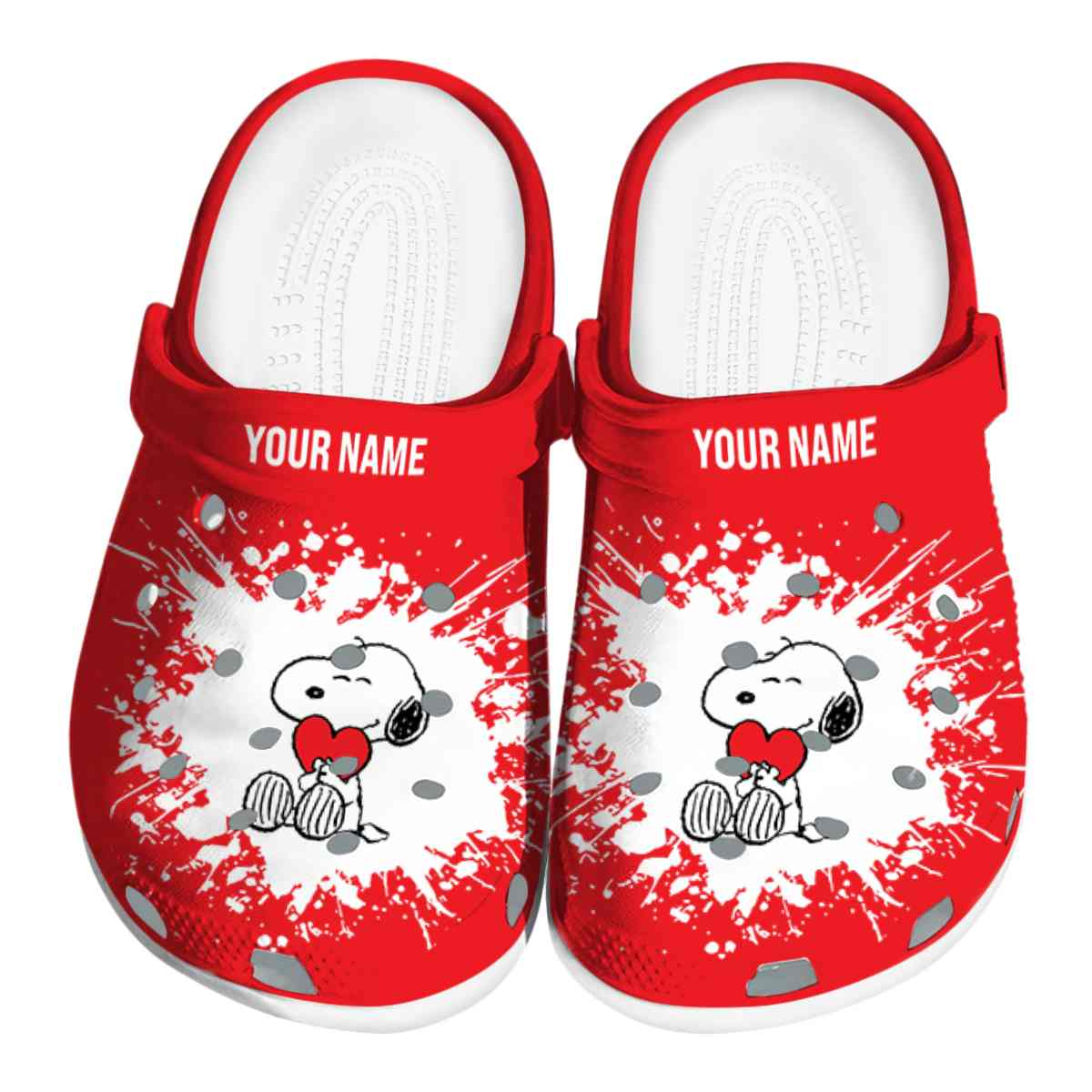 Snoopy Cartoon Crocs Crocband Clogs Shoes Comfortable For Men Women and Kids