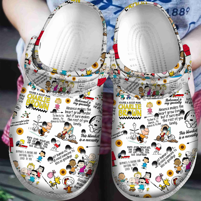 Snoopy Cartoon Crocs Crocband Clogs Shoes Comfortable For Men Women and Kids