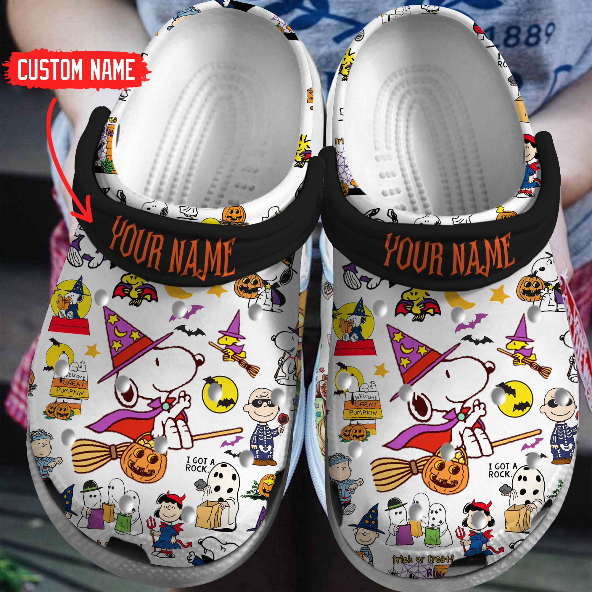 Snoopy Cartoon Crocs Crocband Clogs Shoes Comfortable For Men Women and Kids - Image 3