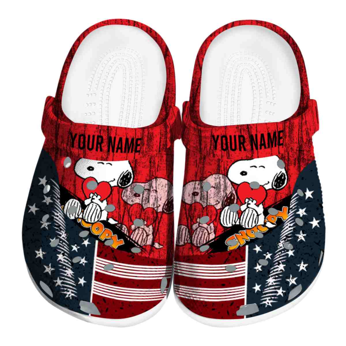 Snoopy Cartoon Crocs Crocband Clogs Shoes Comfortable For Men Women and Kids