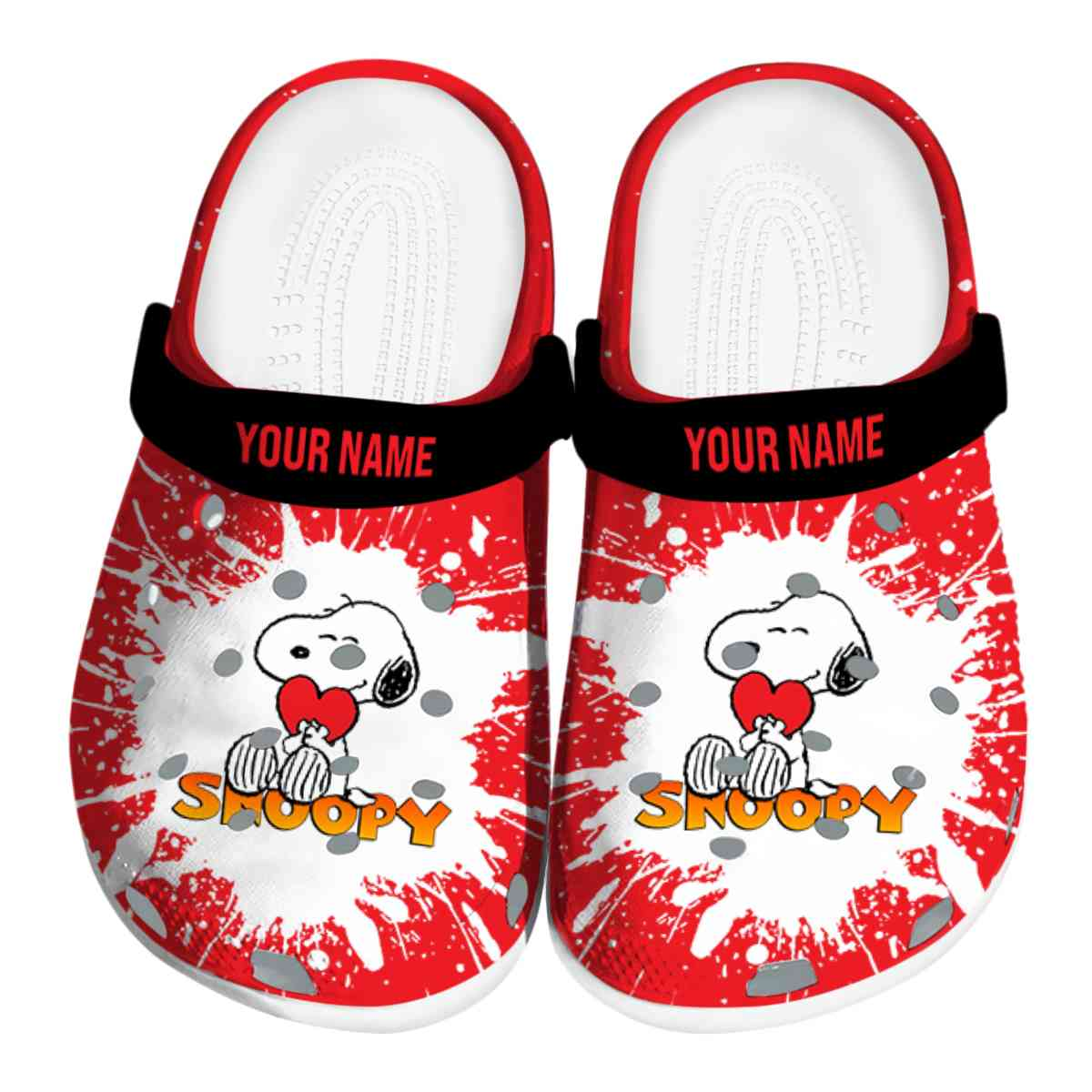 Snoopy Cartoon Crocs Crocband Clogs Shoes Comfortable For Men Women and Kids