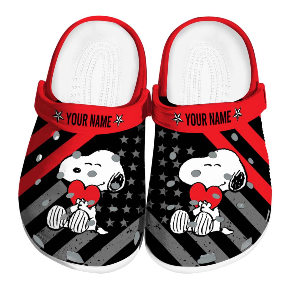 Snoopy Cartoon Crocs Crocband Clogs Shoes Comfortable For Men Women and Kids