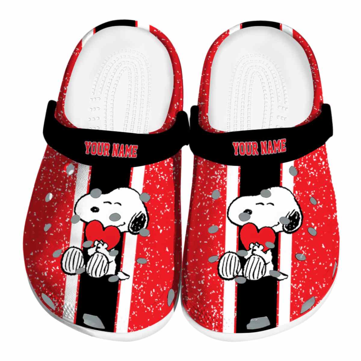 Snoopy Cartoon Crocs Crocband Clogs Shoes Comfortable For Men Women and Kids