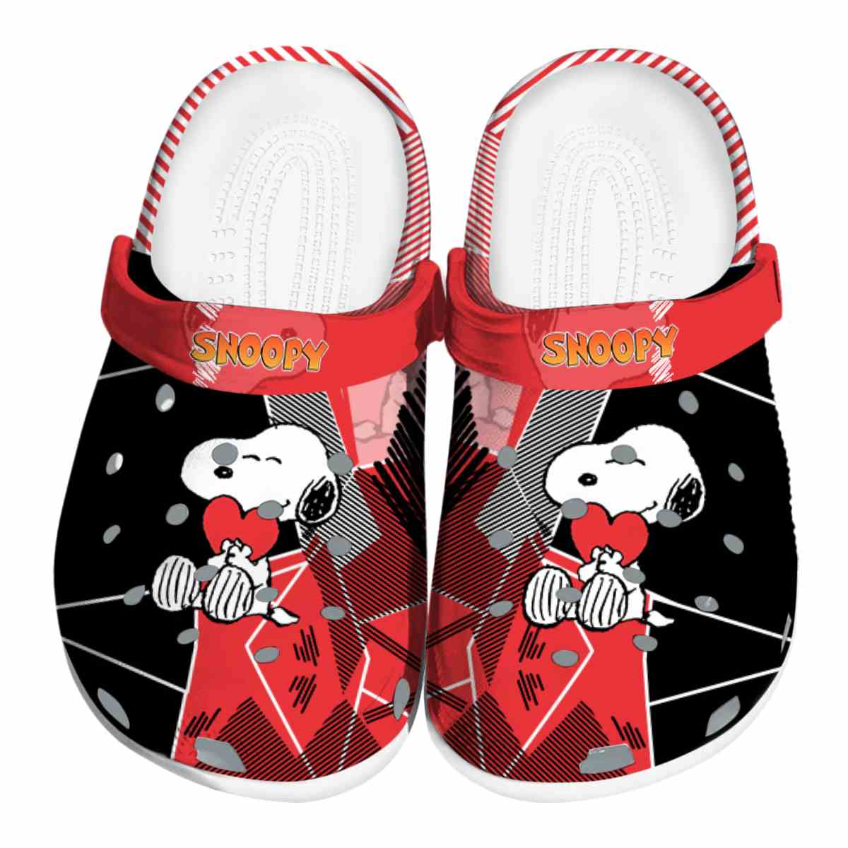 Snoopy Cartoon Crocs Crocband Clogs Shoes Comfortable For Men Women and Kids