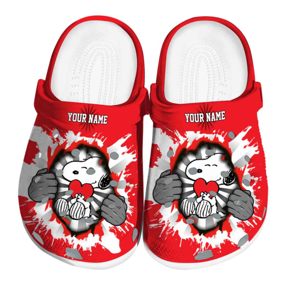 Snoopy Cartoon Crocs Crocband Clogs Shoes Comfortable For Men Women and Kids