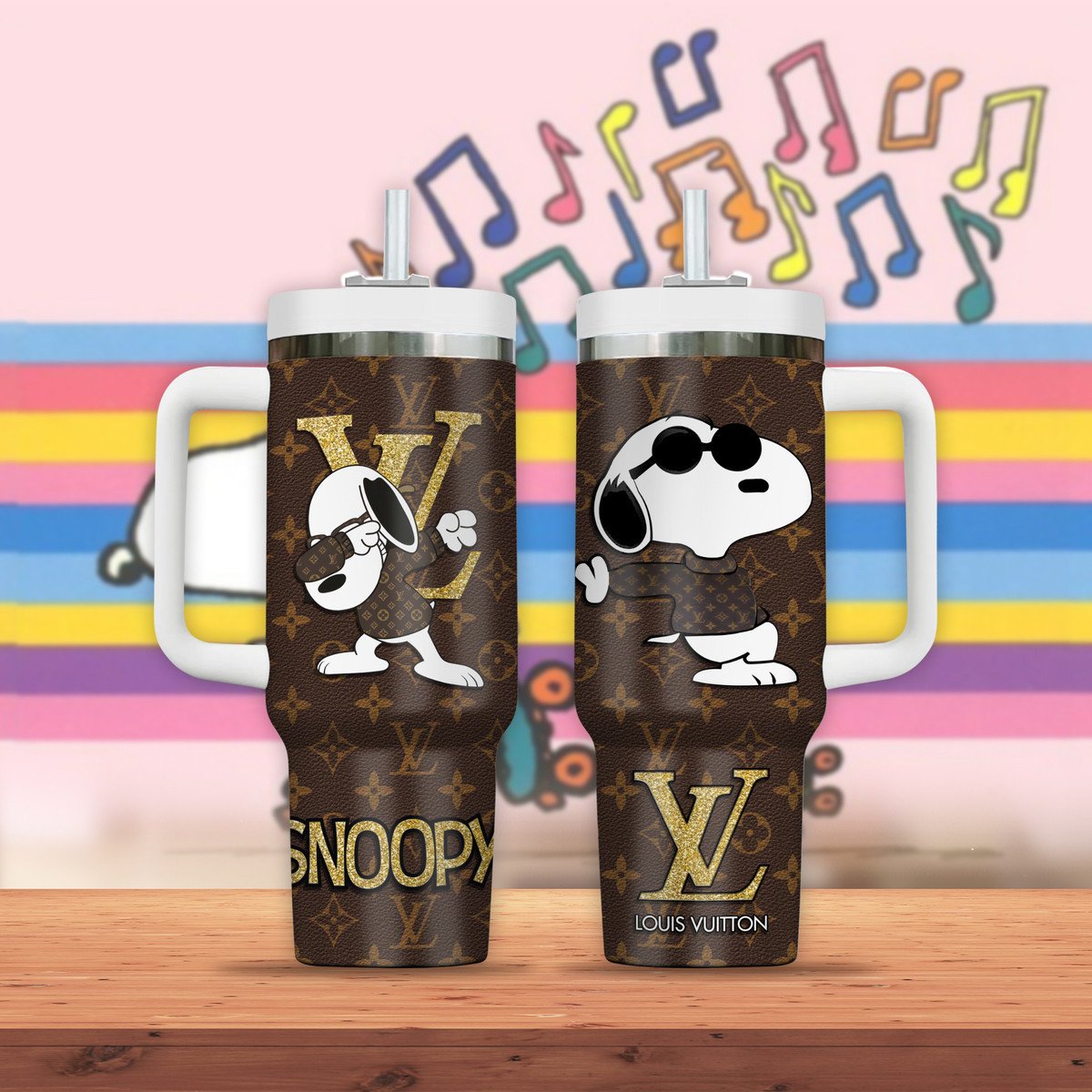 Snoopy Cartoon Custom Stanley Cup 40 oz 30 oz Tumbler With HandleTVC2301278