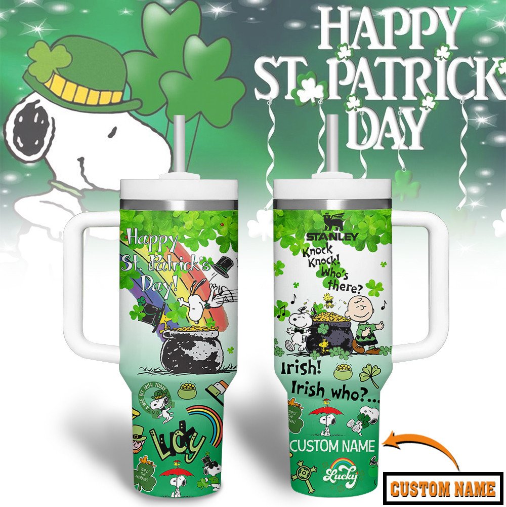 Snoopy Cartoon Custom Stanley Cup 40 oz 30 oz Tumbler With HandleTVC2301279
