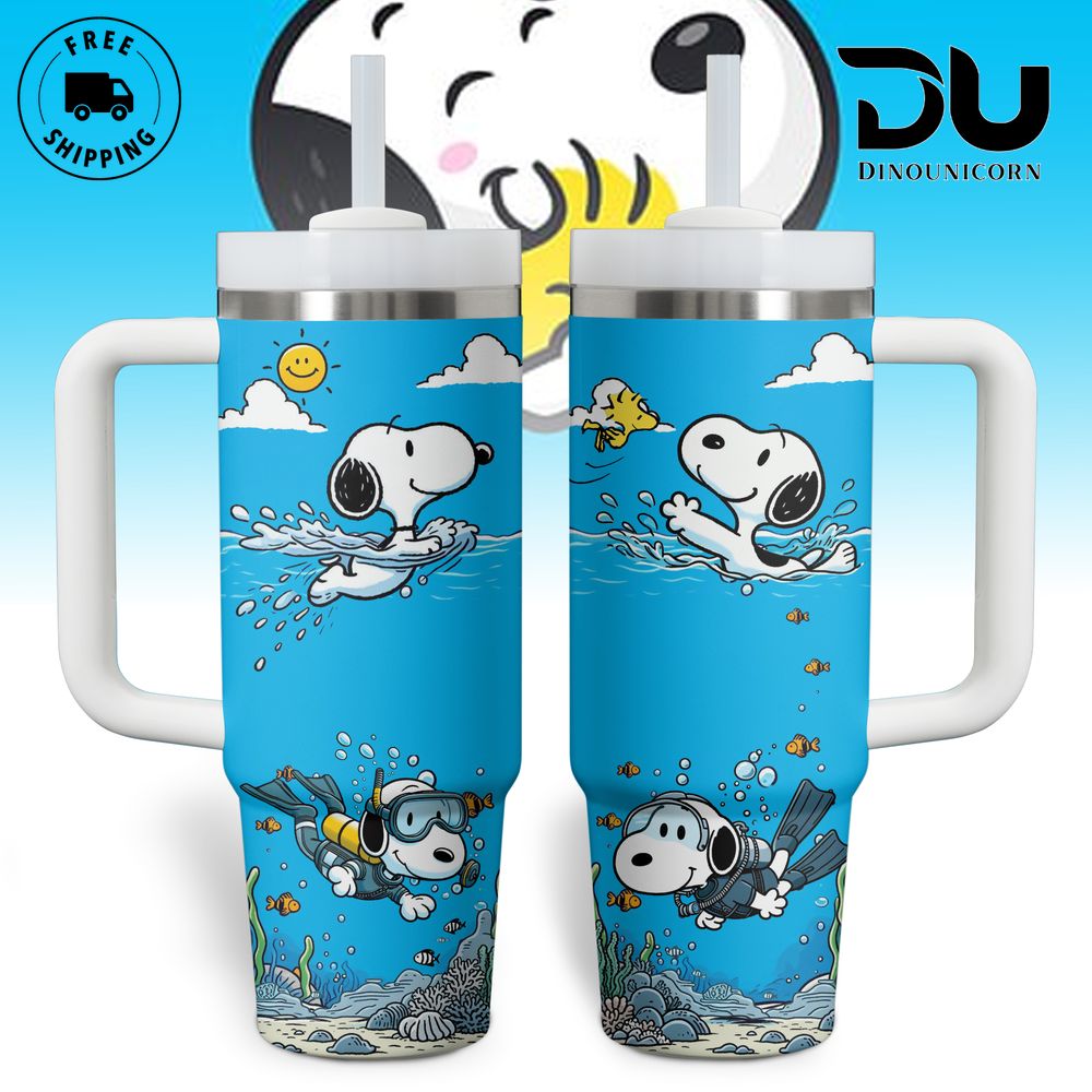 Snoopy Cartoon Custom Stanley Cup 40 oz 30 oz Tumbler With HandleTVC2301709