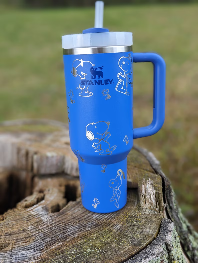 Snoopy Cartoon Custom Stanley Cup 40 oz 30 oz Tumbler With HandleTVC2301773 - Image 2