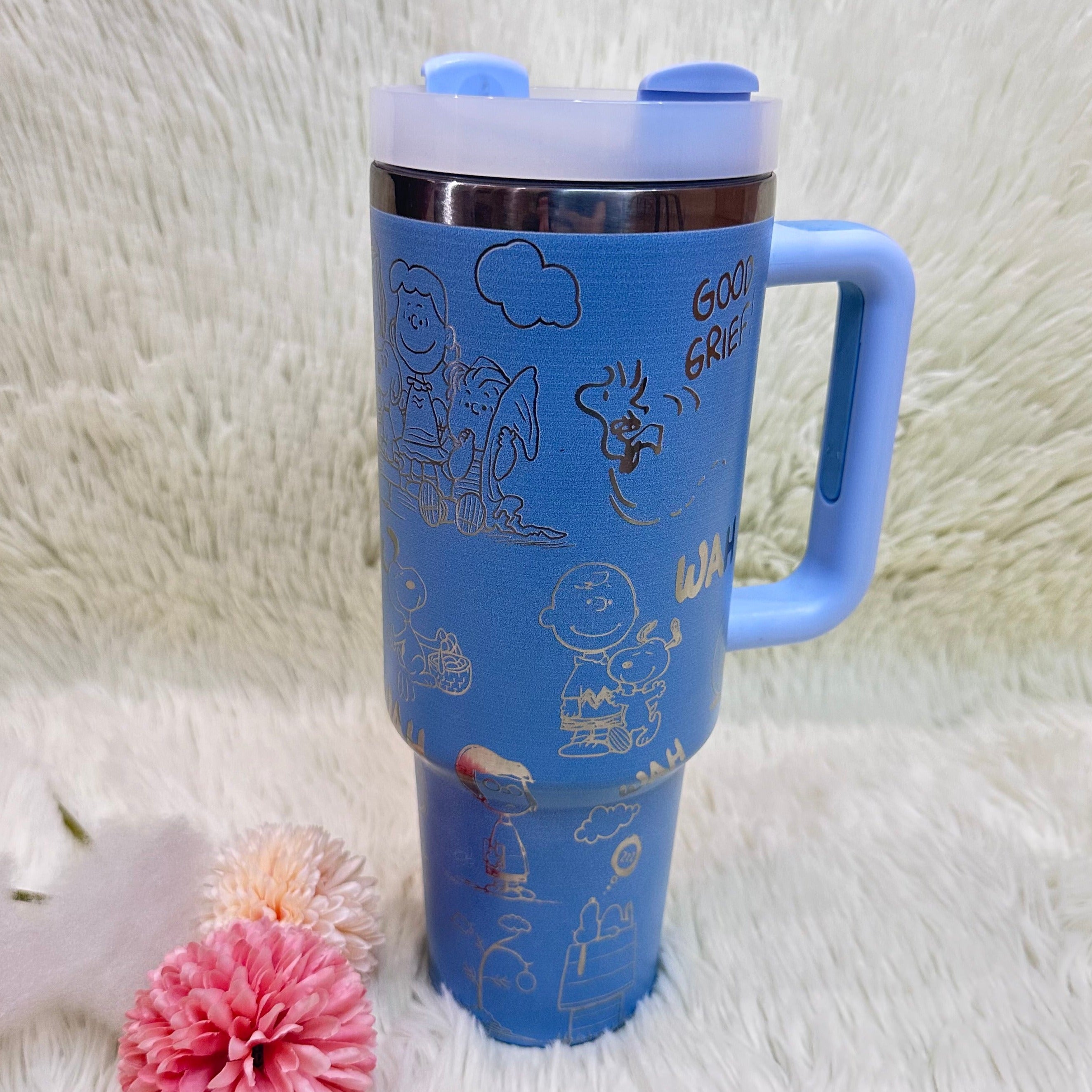 Snoopy Cartoon Custom Stanley Cup 40 oz 30 oz Tumbler With HandleTVC2301773 - Image 3