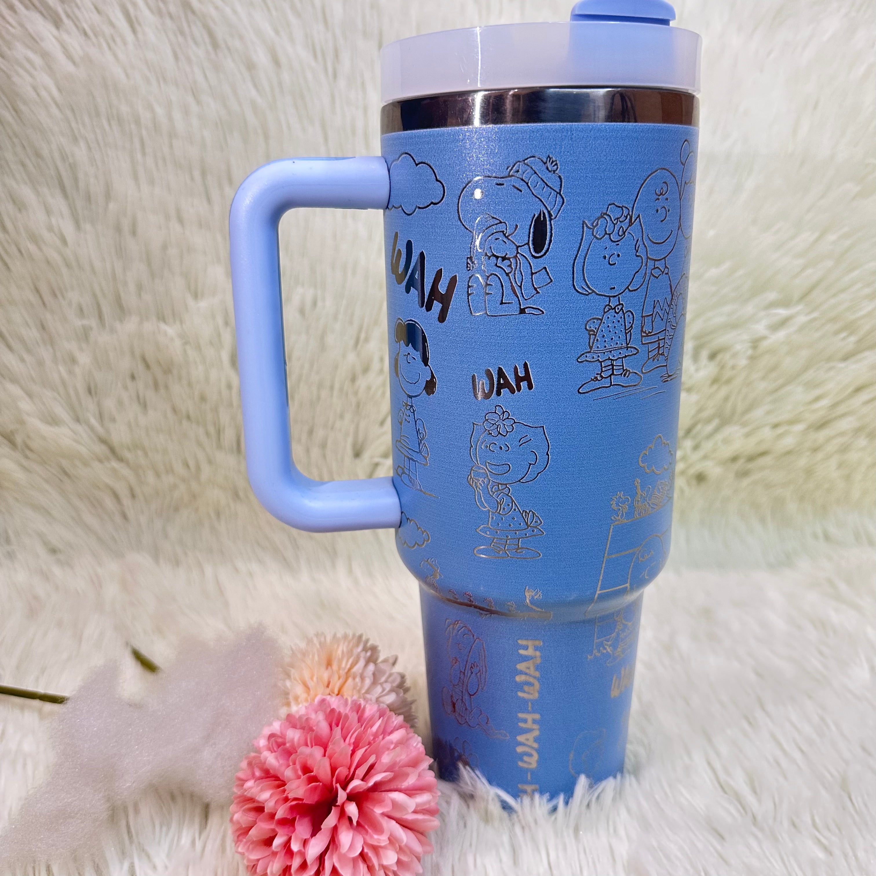 Snoopy Cartoon Custom Stanley Cup 40 oz 30 oz Tumbler With HandleTVC2301773