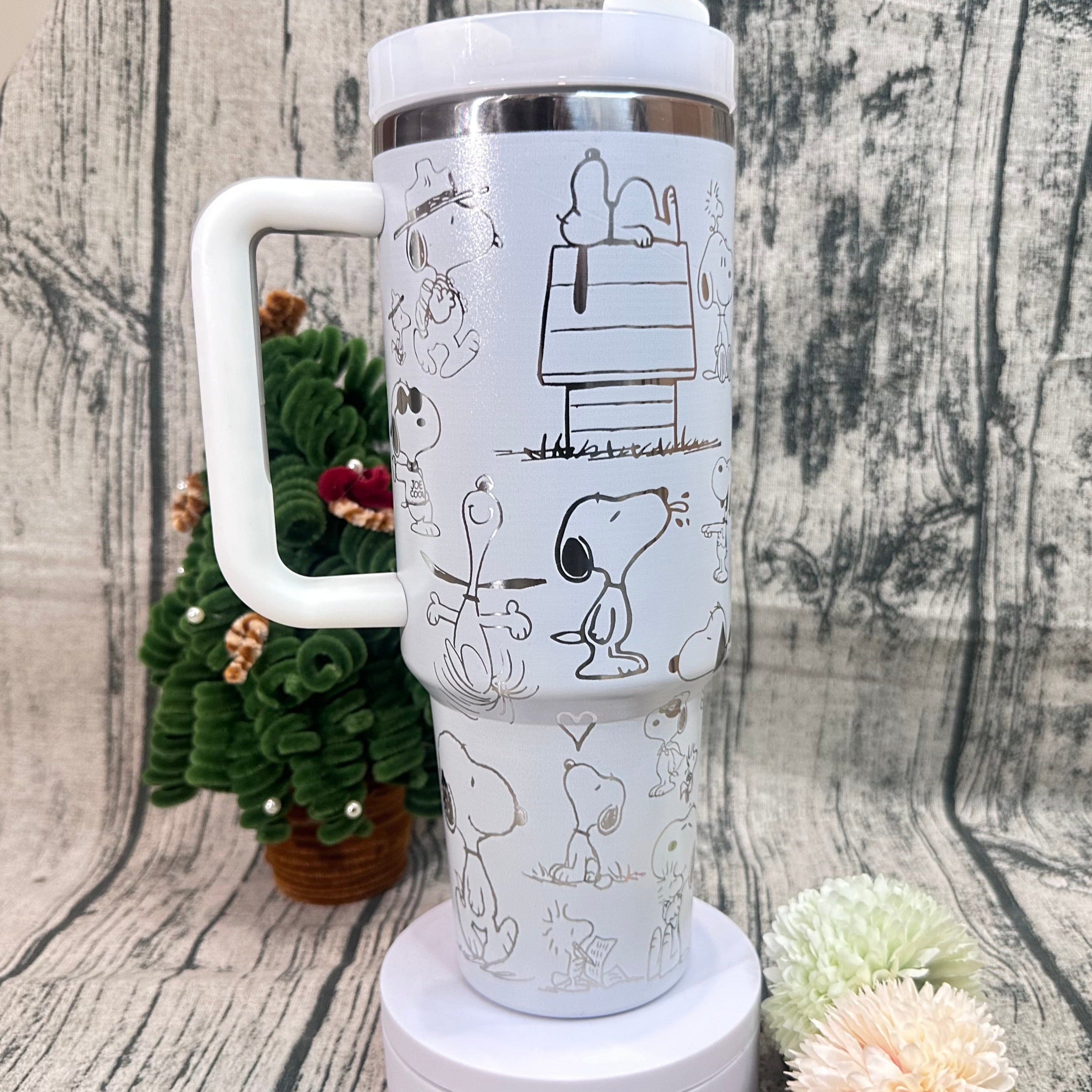 Snoopy Cartoon Custom Stanley Cup 40 oz 30 oz Tumbler With HandleTVC2301773 - Image 3