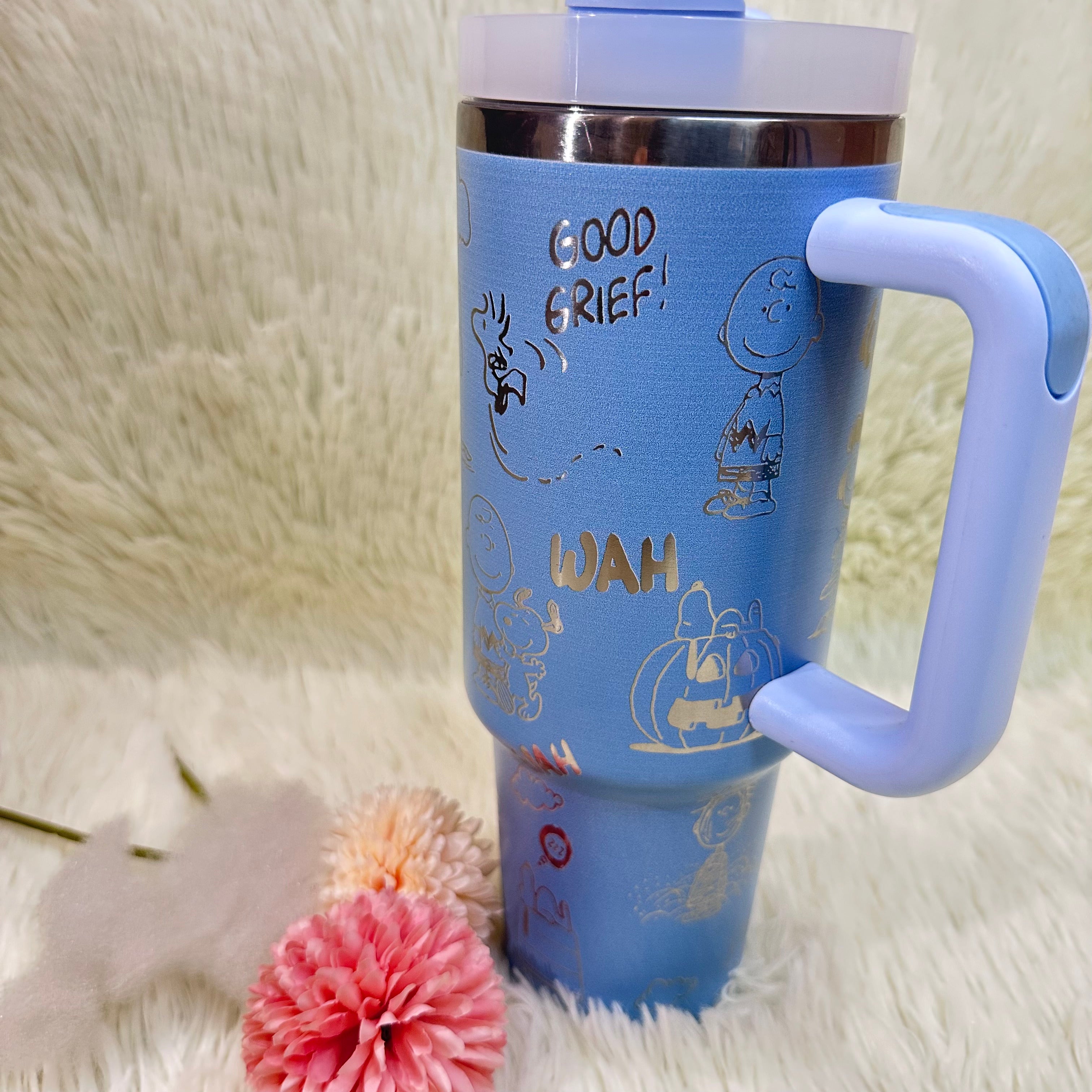 Snoopy Cartoon Custom Stanley Cup 40 oz 30 oz Tumbler With HandleTVC2301773 - Image 2