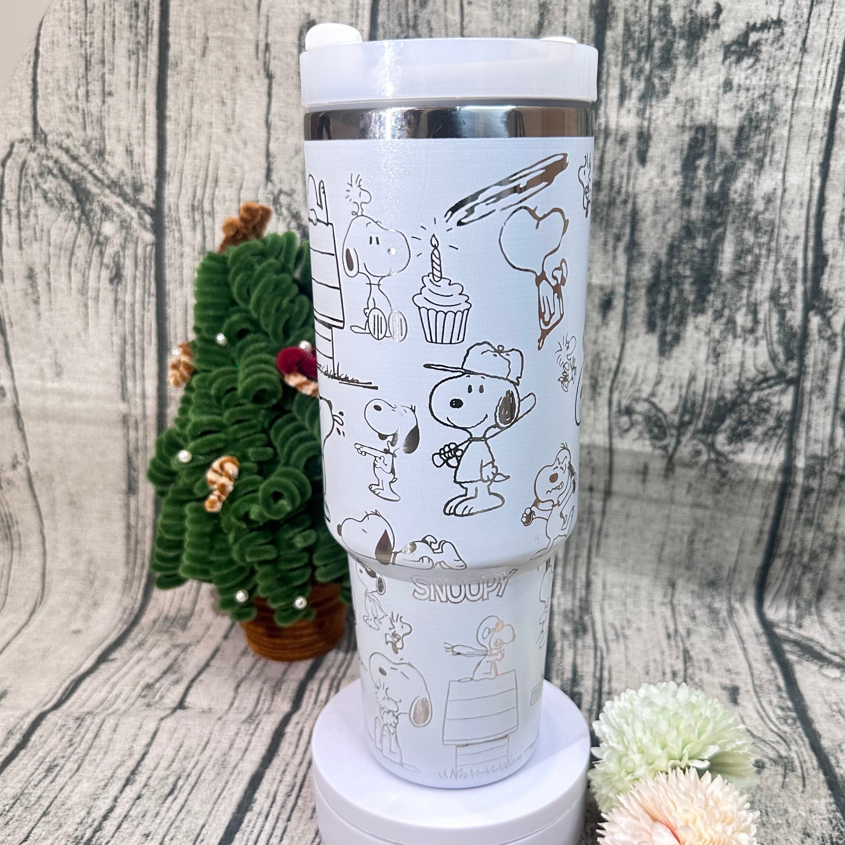 Snoopy Cartoon Custom Stanley Cup 40 oz 30 oz Tumbler With HandleTVC2301773 - Image 2