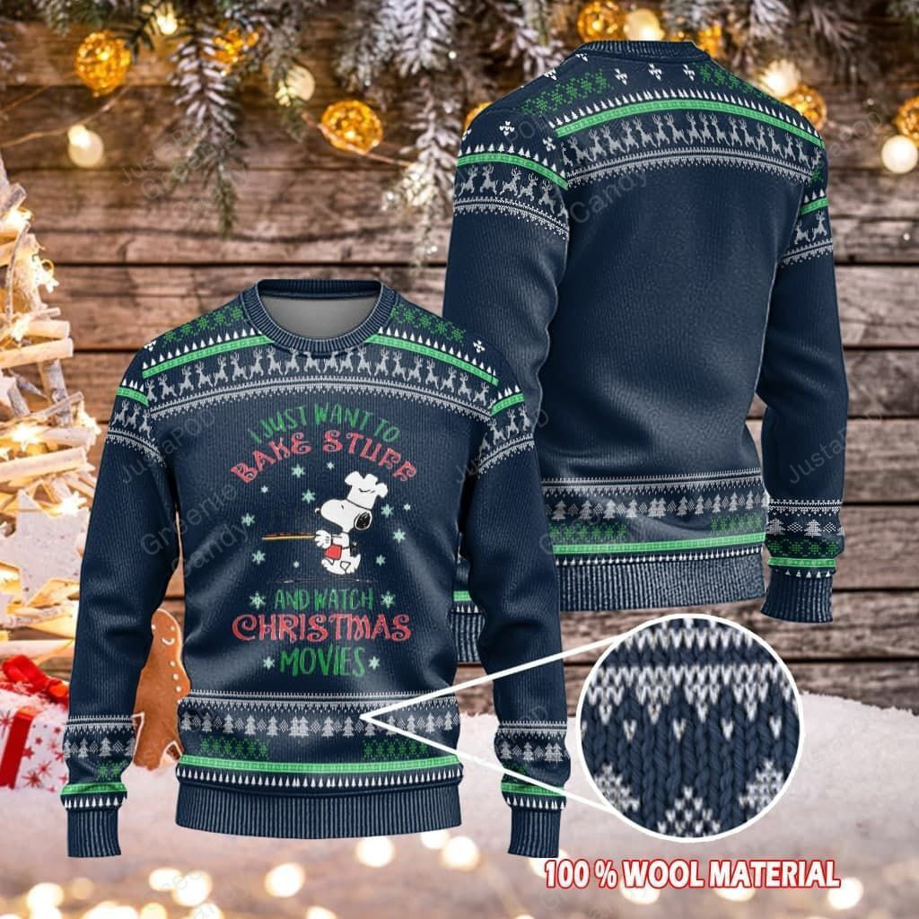 Snoopy Christmas Ugly Christmas Sweater Adult 3D Funny Matching for family