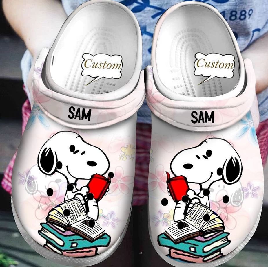 Snoopy Crocs Crocband Comfortable Clogs Shoes for men women