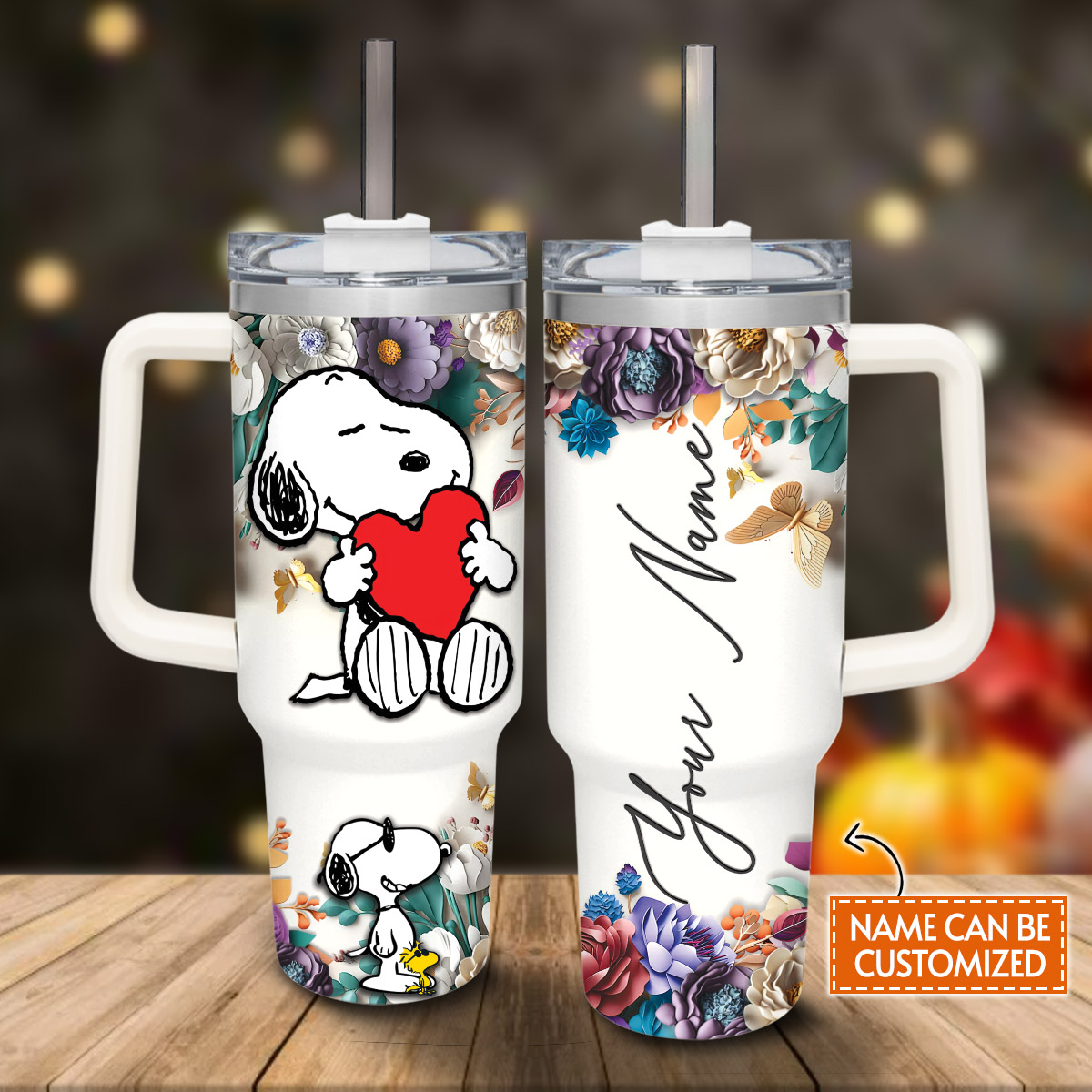 Snoopy Peanuts Cartoon Custom Stanley Cup 40 oz 30 oz Tumbler With HandleTVC2301808