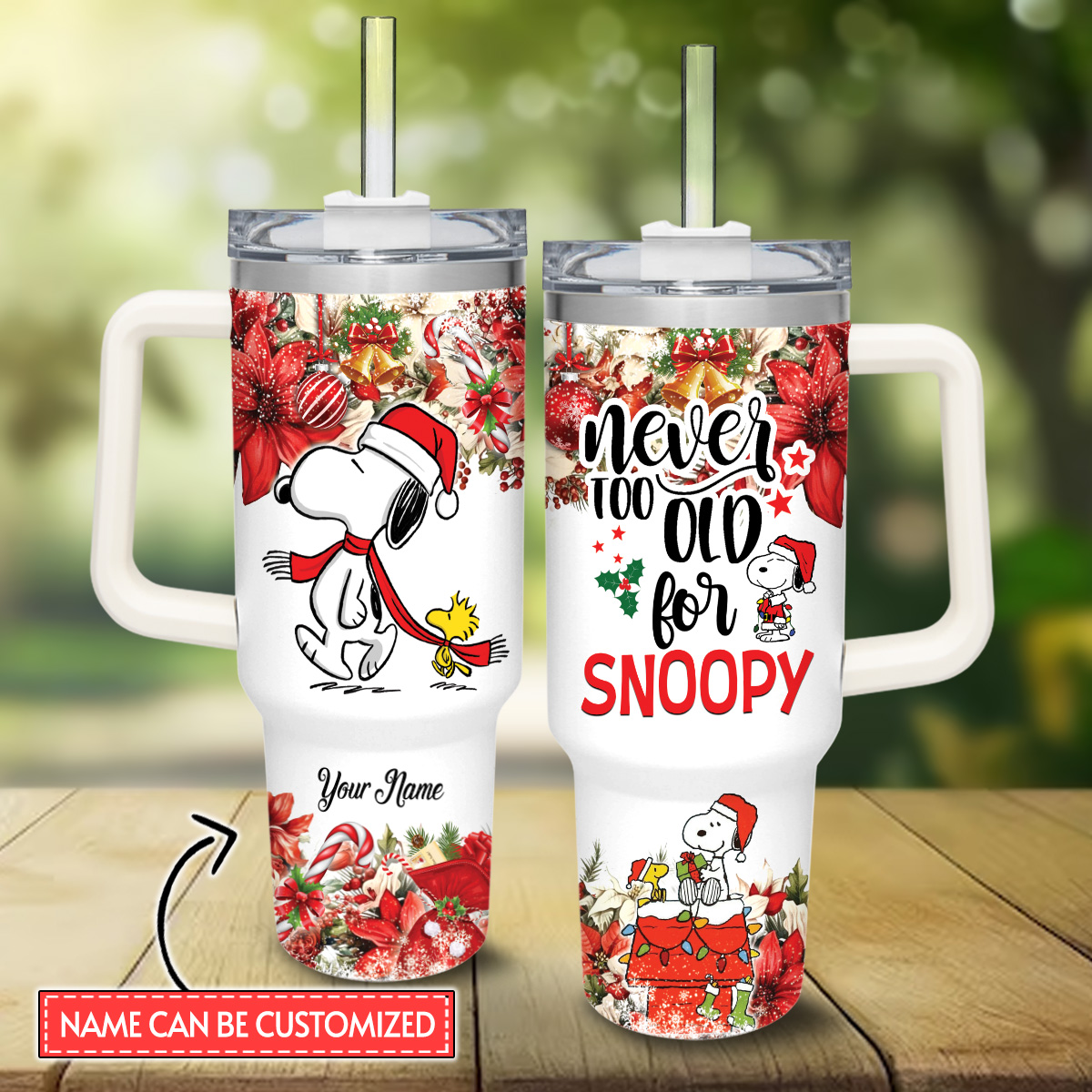 Snoopy Peanuts Cartoon Custom Stanley Cup 40 oz 30 oz Tumbler With HandleTVC2301808