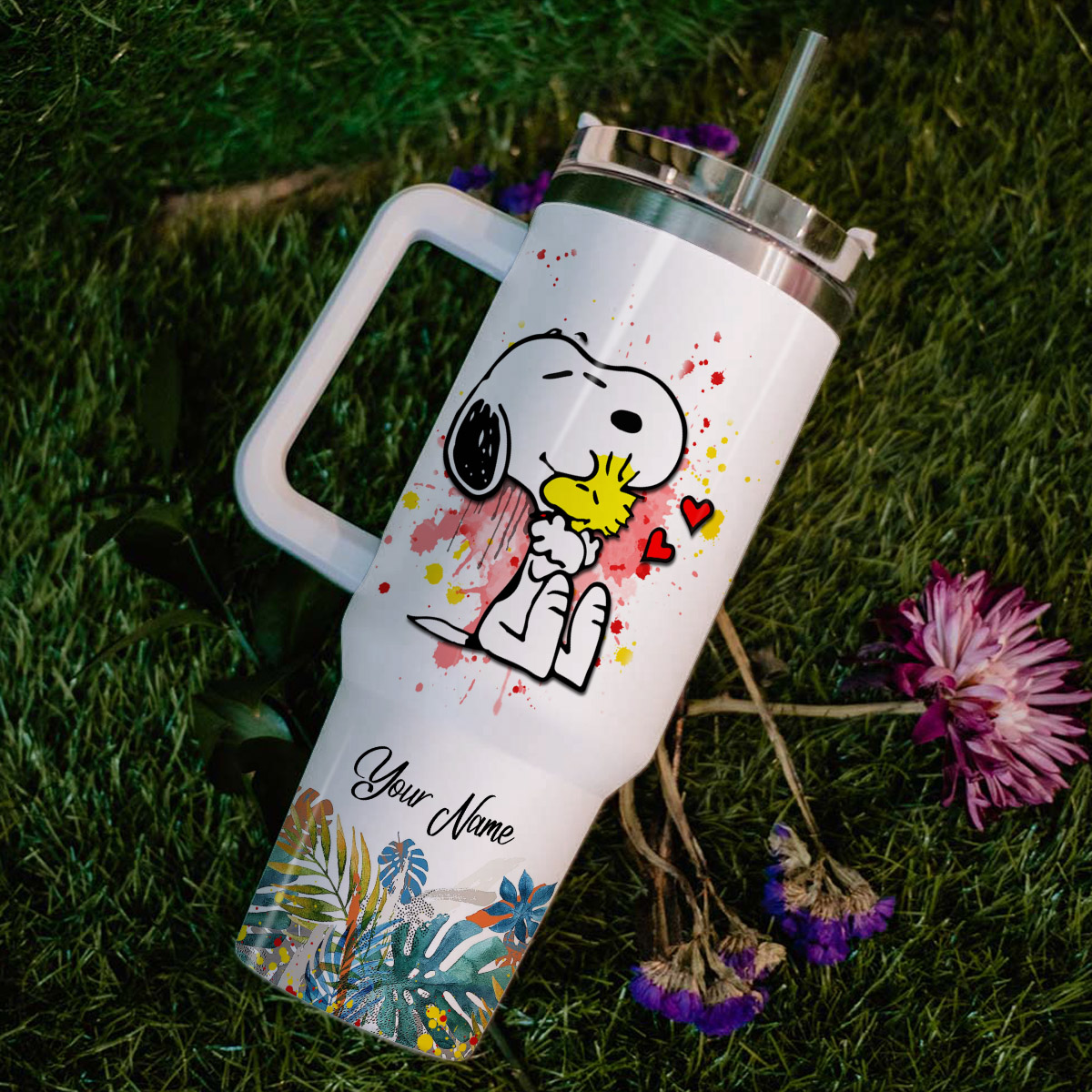 Snoopy Peanuts Cartoon Custom Stanley Cup 40 oz 30 oz Tumbler With HandleTVC2301808 - Image 6