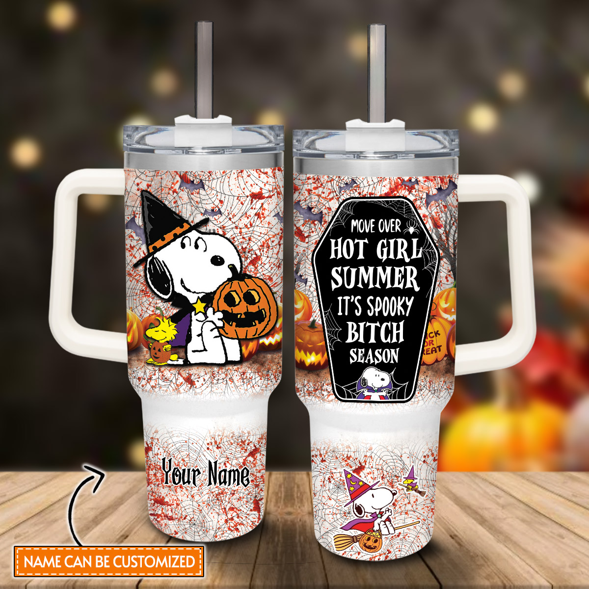 Snoopy Peanuts Cartoon Custom Stanley Cup 40 oz 30 oz Tumbler With HandleTVC2301815