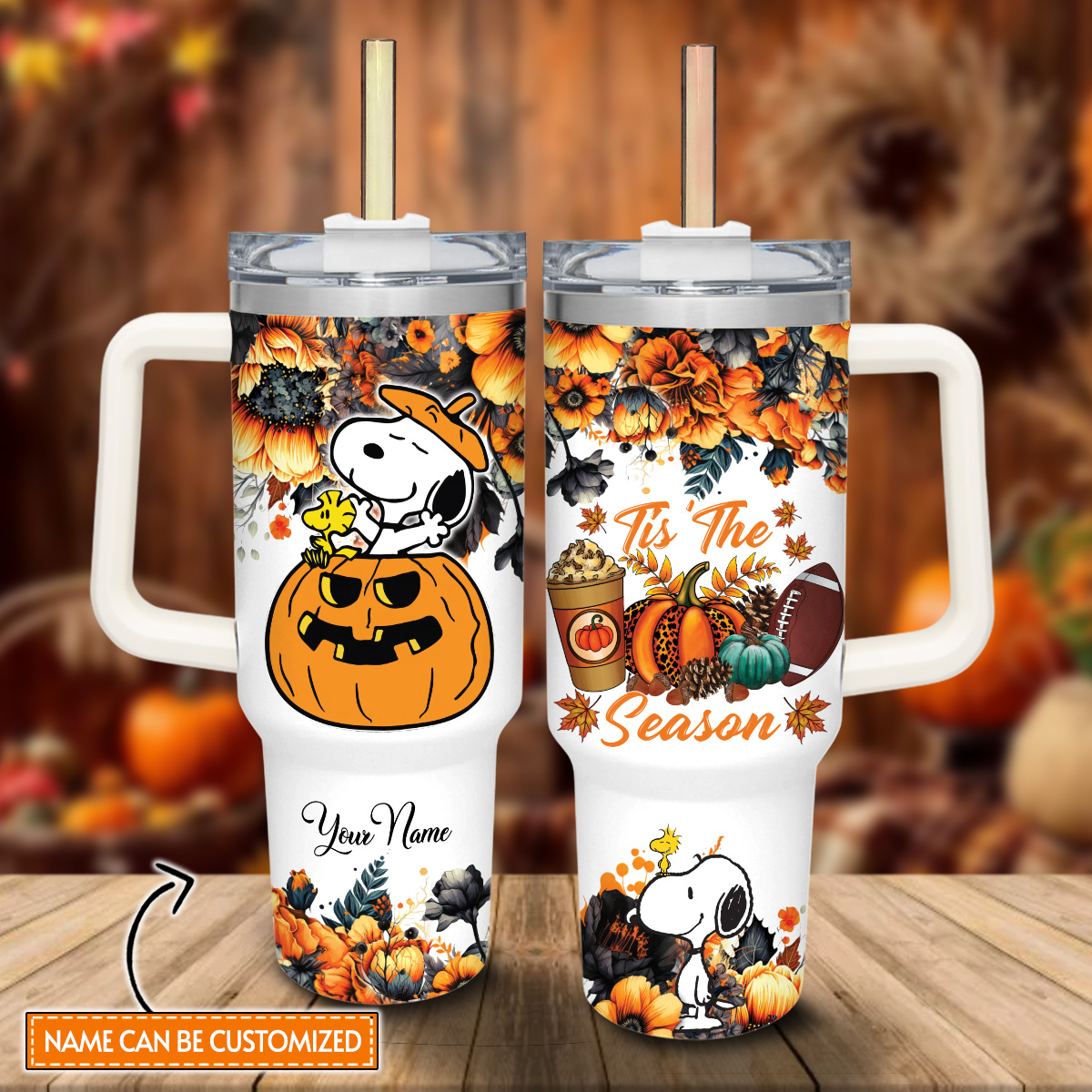 Snoopy Peanuts Cartoon Custom Stanley Cup 40 oz 30 oz Tumbler With HandleTVC2301815