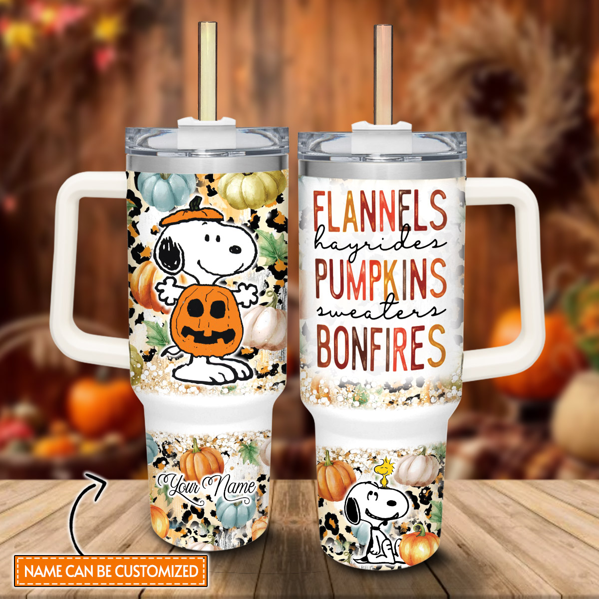 Snoopy Peanuts Cartoon Custom Stanley Cup 40 oz 30 oz Tumbler With HandleTVC2301816