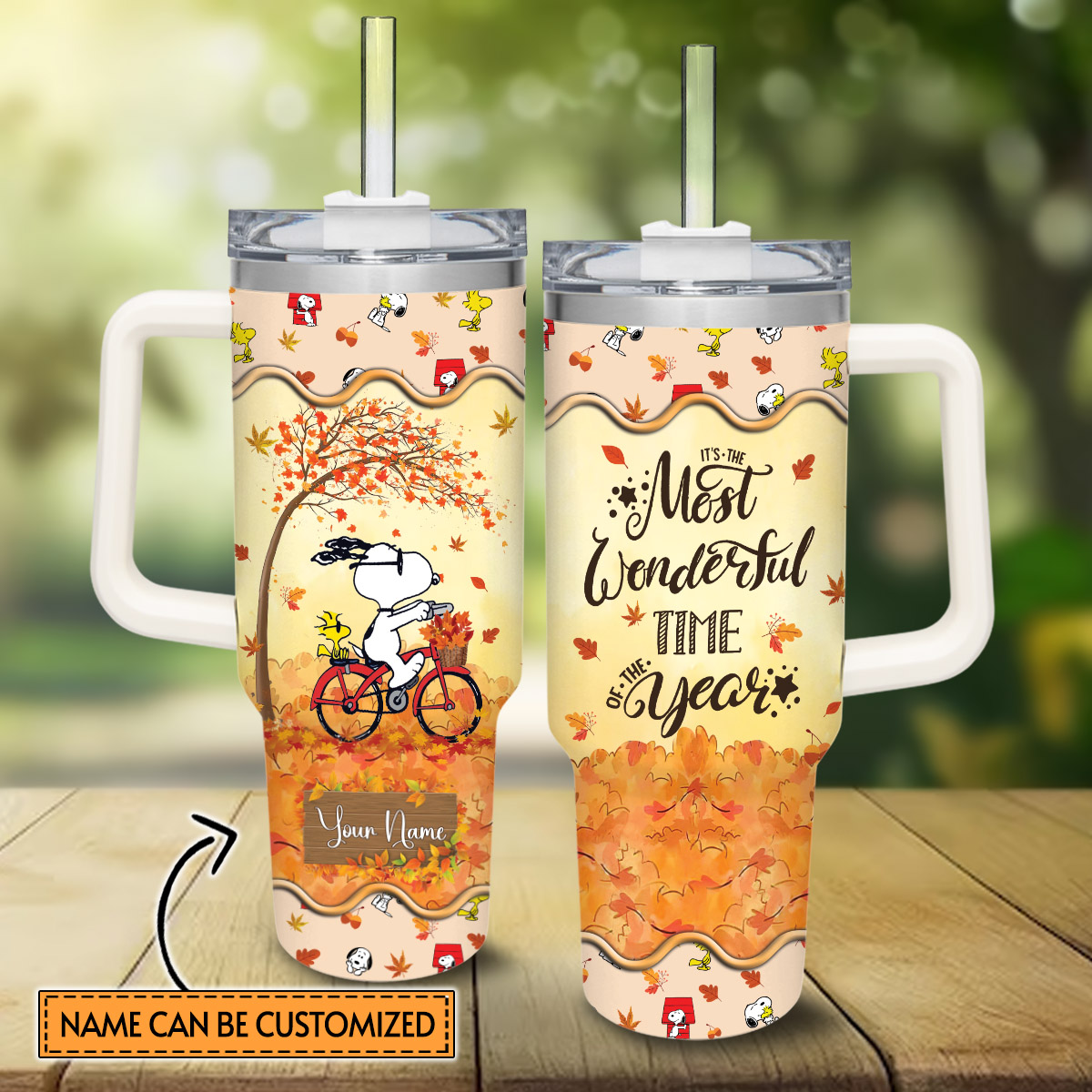 Snoopy Peanuts Cartoon Custom Stanley Cup 40 oz 30 oz Tumbler With HandleTVC2301817