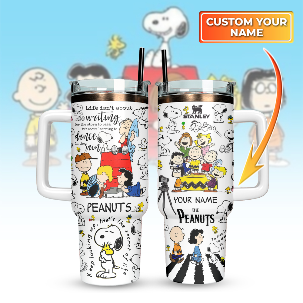 Snoopy x Peanuts Custom Stanley Cup 40 oz 30 oz Tumbler With HandleTVC2301128