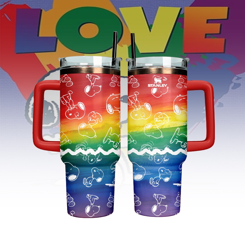 Snoopy x Pride Month Custom Stanley Cup 40 oz 30 oz Tumbler With HandleTVC2301128