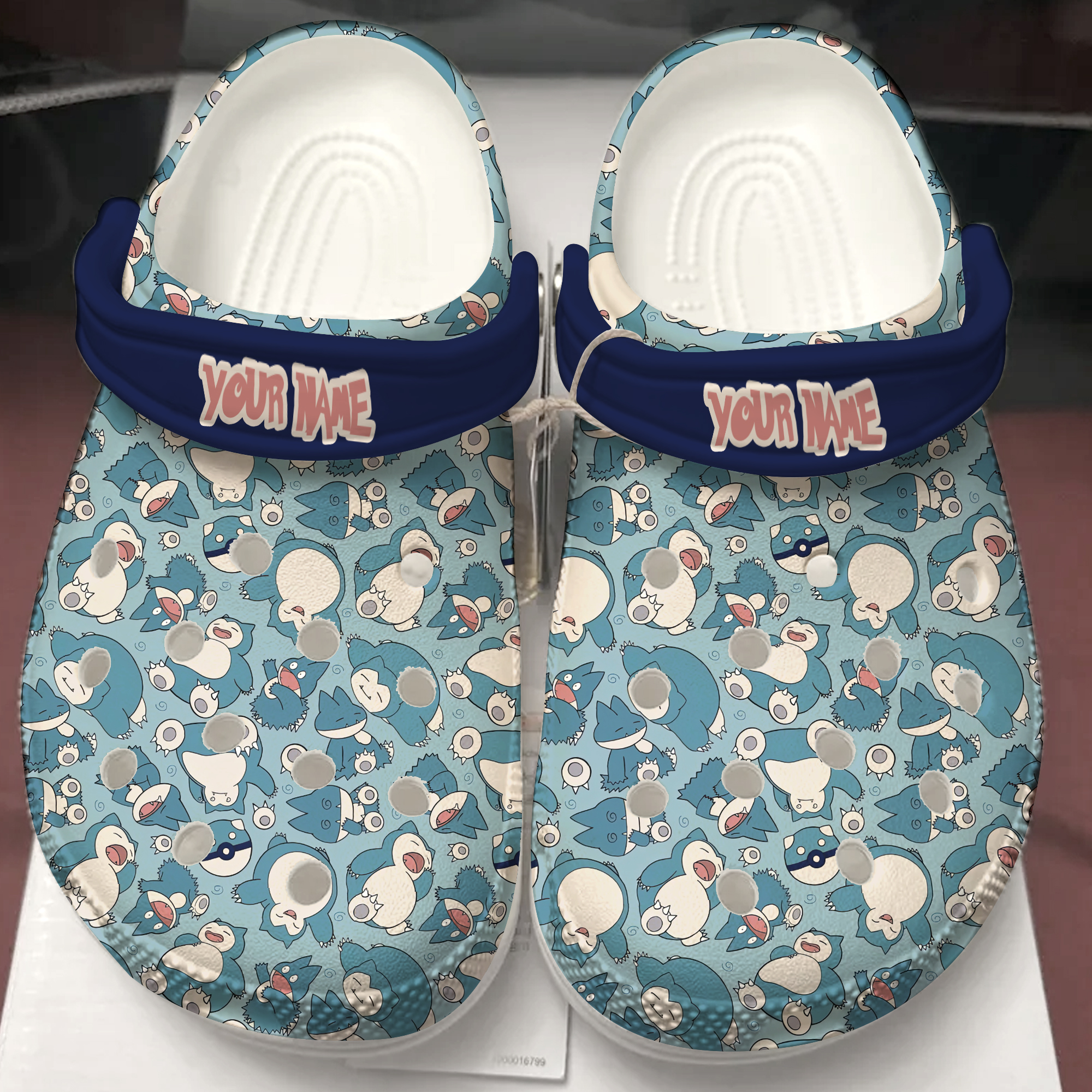 Snorlax Pokemon Anime Christmas Crocs Crocband Clogs Shoes Comfortable For Men Women and Kids