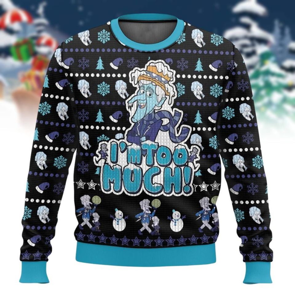 Snow Miser Ugly Christmas Sweater, Miser Brothers Movie Shirt - Image 2