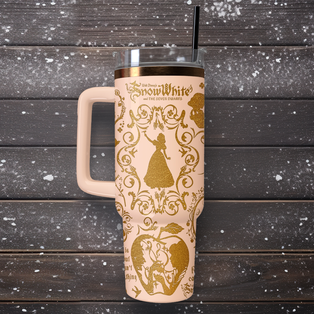 Snow White Custom Stanley Cup 40 oz 30 oz Tumbler With HandleTVC2301129 - Image 3