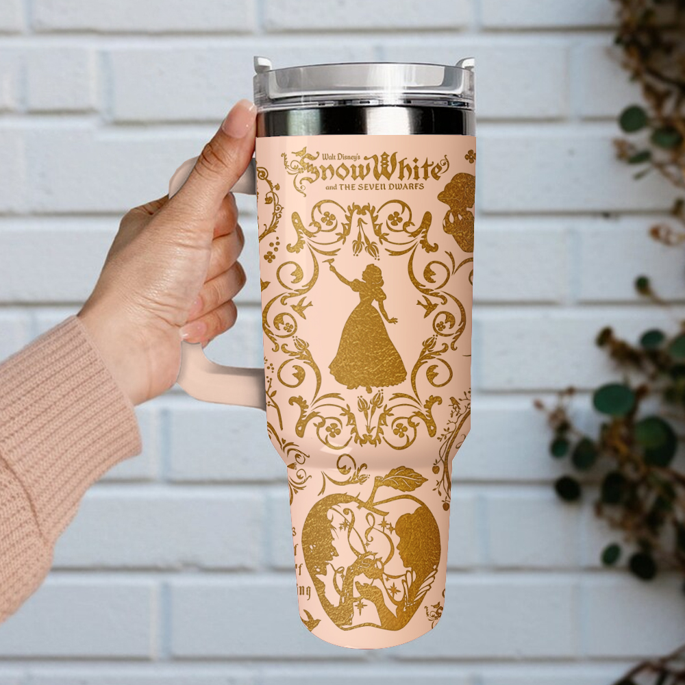 Snow White Custom Stanley Cup 40 oz 30 oz Tumbler With HandleTVC2301129 - Image 4