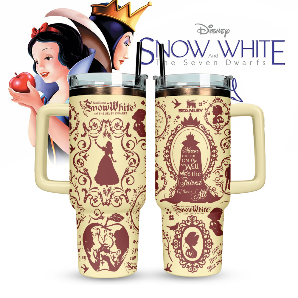 Snow White Custom Stanley Cup 40 oz 30 oz Tumbler With HandleTVC2301129