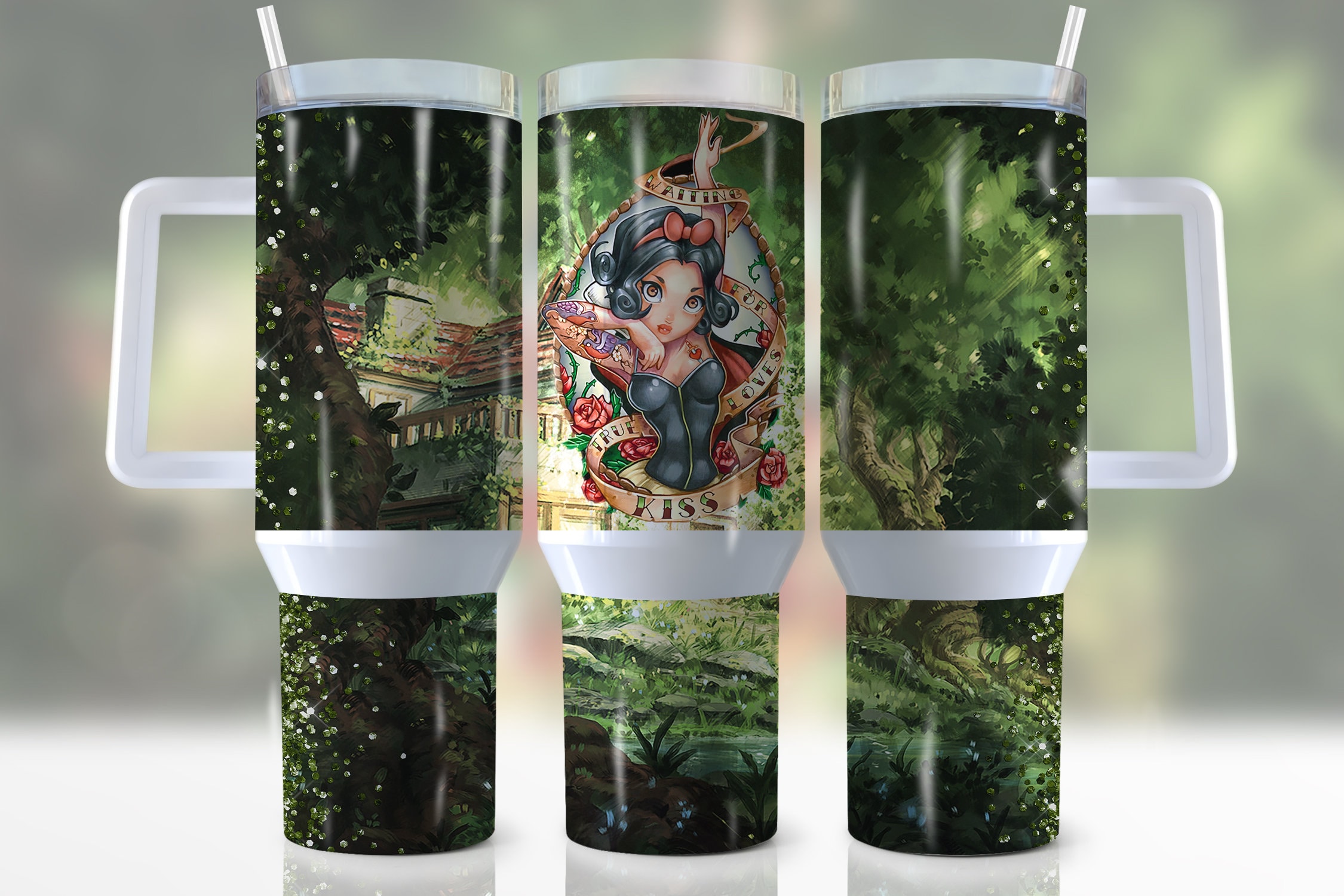 Snow White Disney Cartoon Custom Stanley Cup 40 oz 30 oz Tumbler With HandleTVC2301944