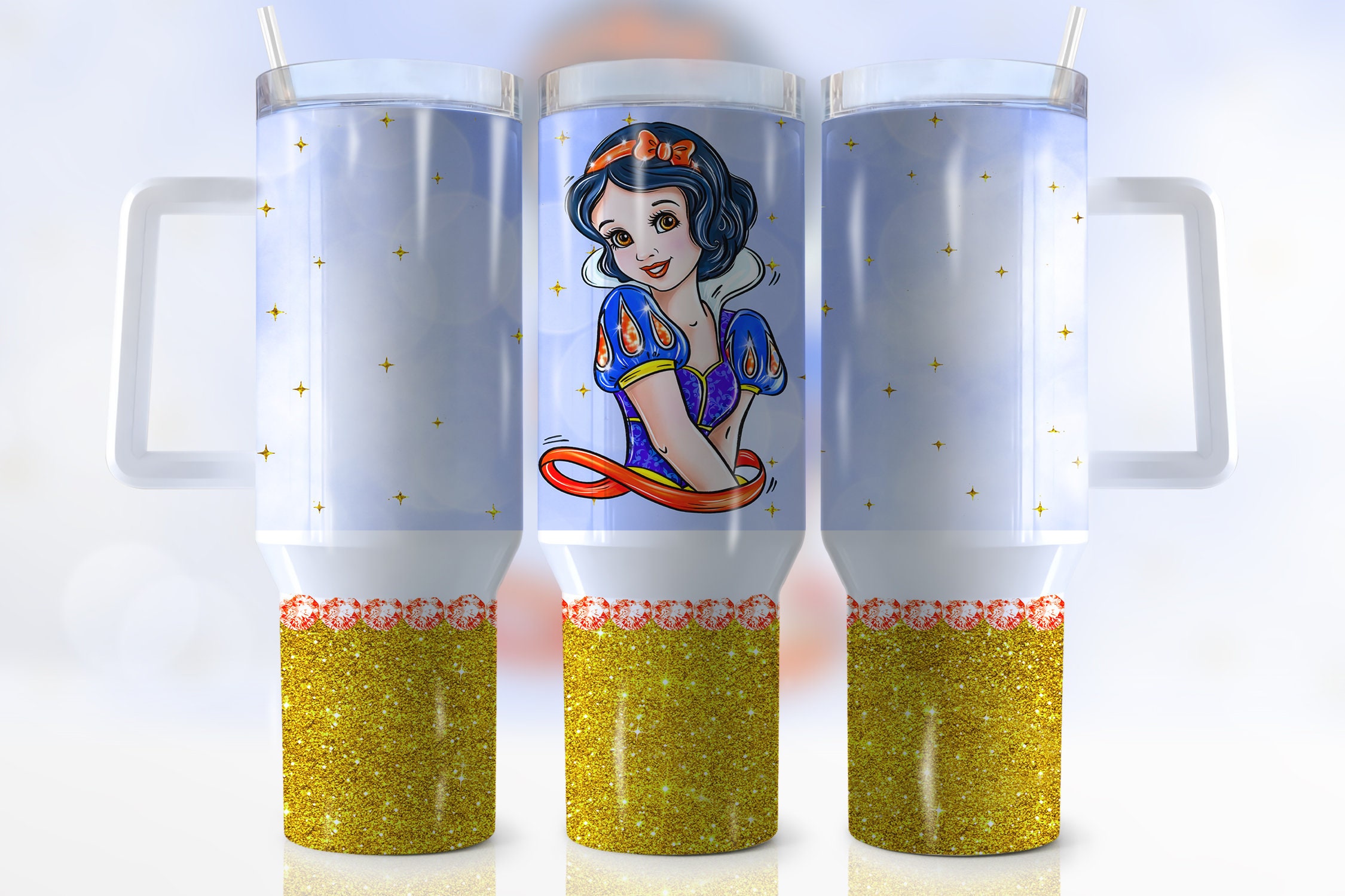Snow White Disney Cartoon Custom Stanley Cup 40 oz 30 oz Tumbler With HandleTVC2301949