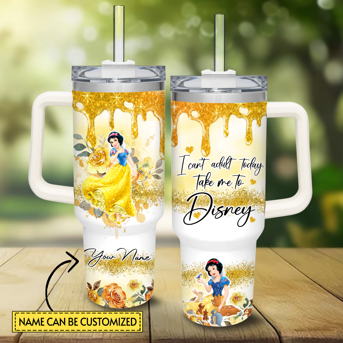 Snow White Disney Princess Cartoon Custom Stanley Cup 40 oz 30 oz Tumbler With HandleTVC2301828