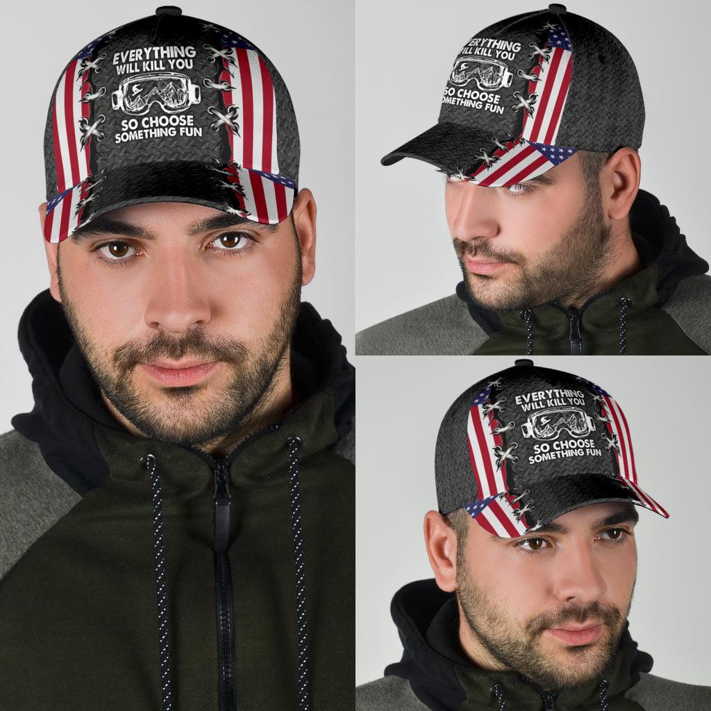 Snowboarding Classic Cap Trucker Hats Custom Hats Gifts For Men & Women