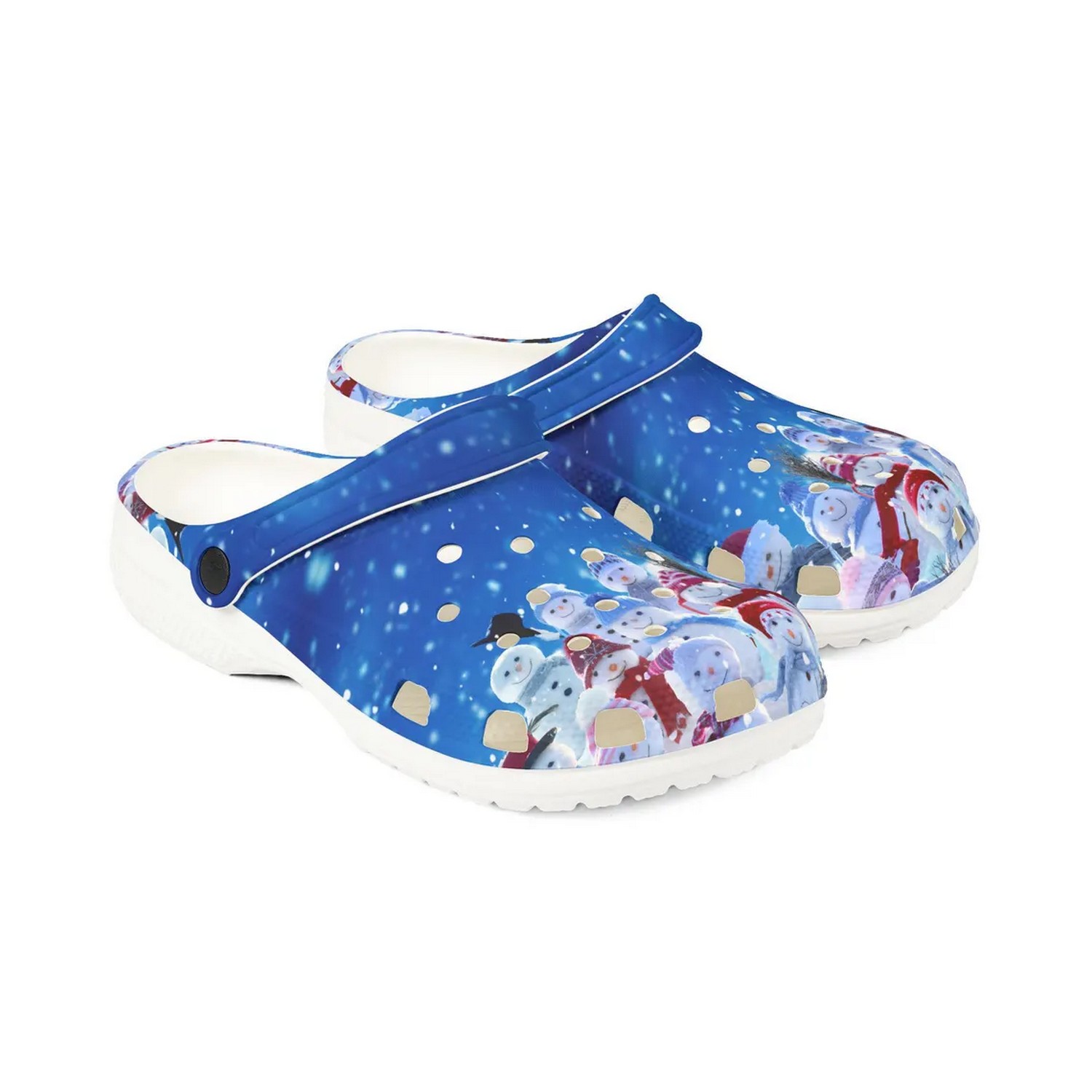 Snowman Christmas Crocs Crocband Clogs Shoes Comfortable For Men Women and Kids - Image 2