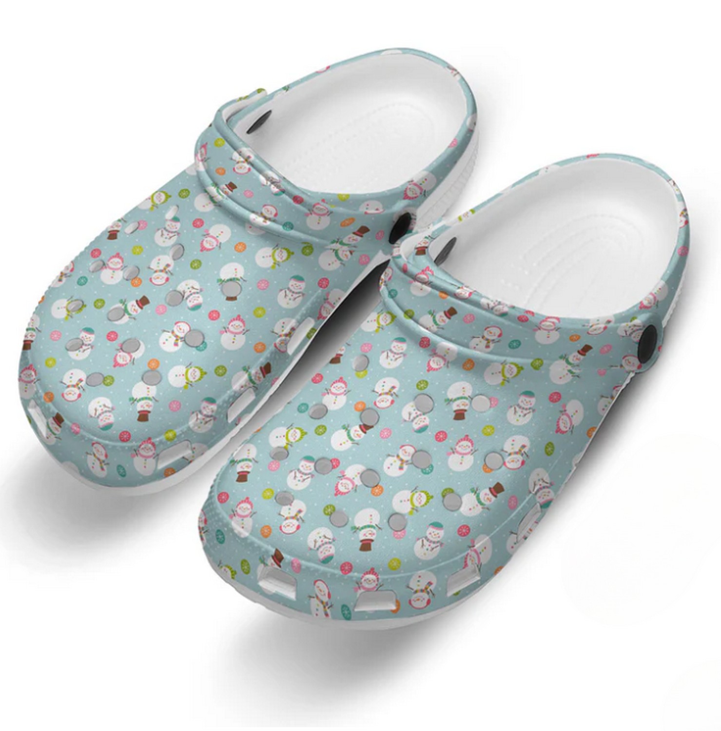 Snowman Christmas Crocs Crocband Clogs Shoes Comfortable For Men Women and Kids