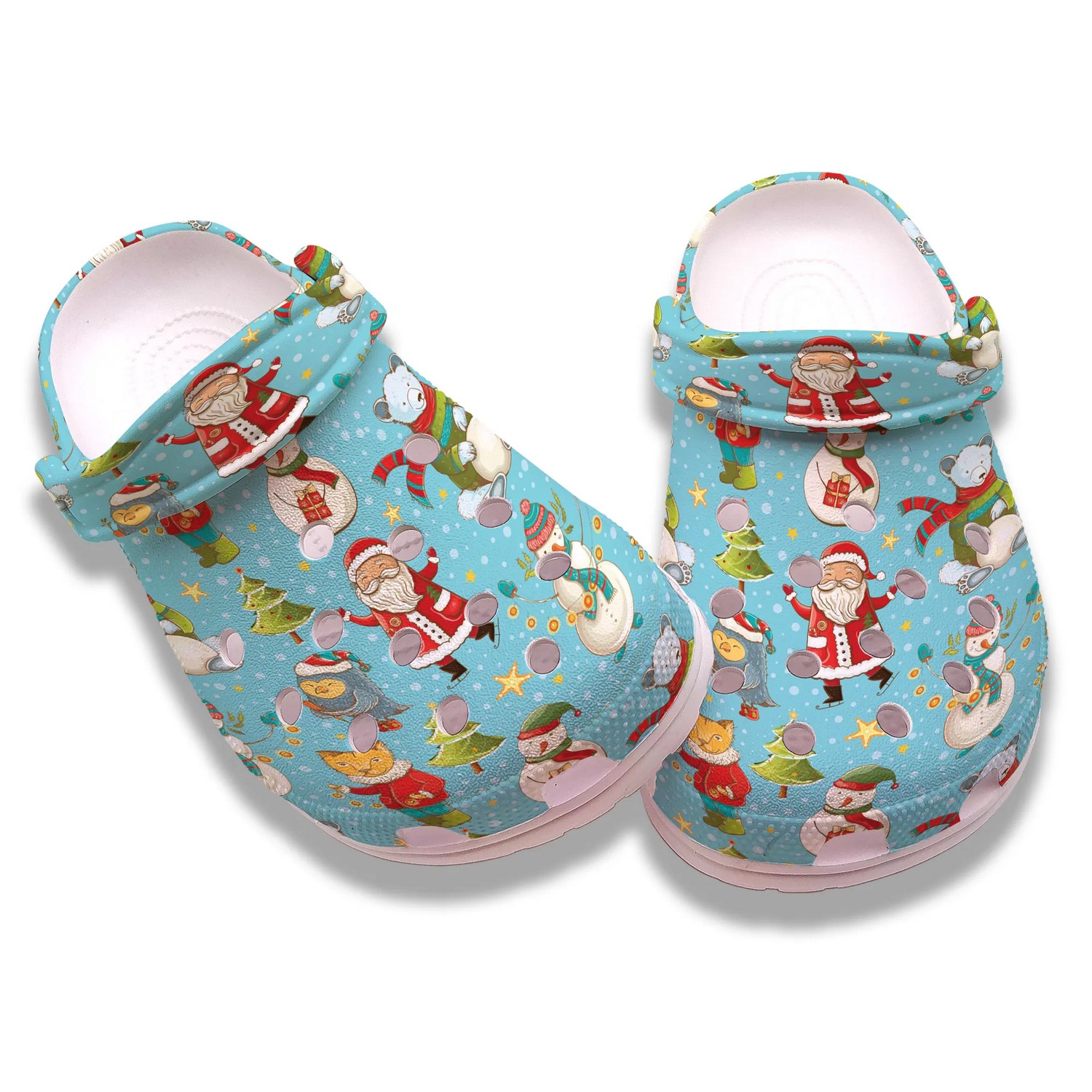 Snowman Christmas Crocs Crocband Clogs Shoes Comfortable For Men Women and Kids