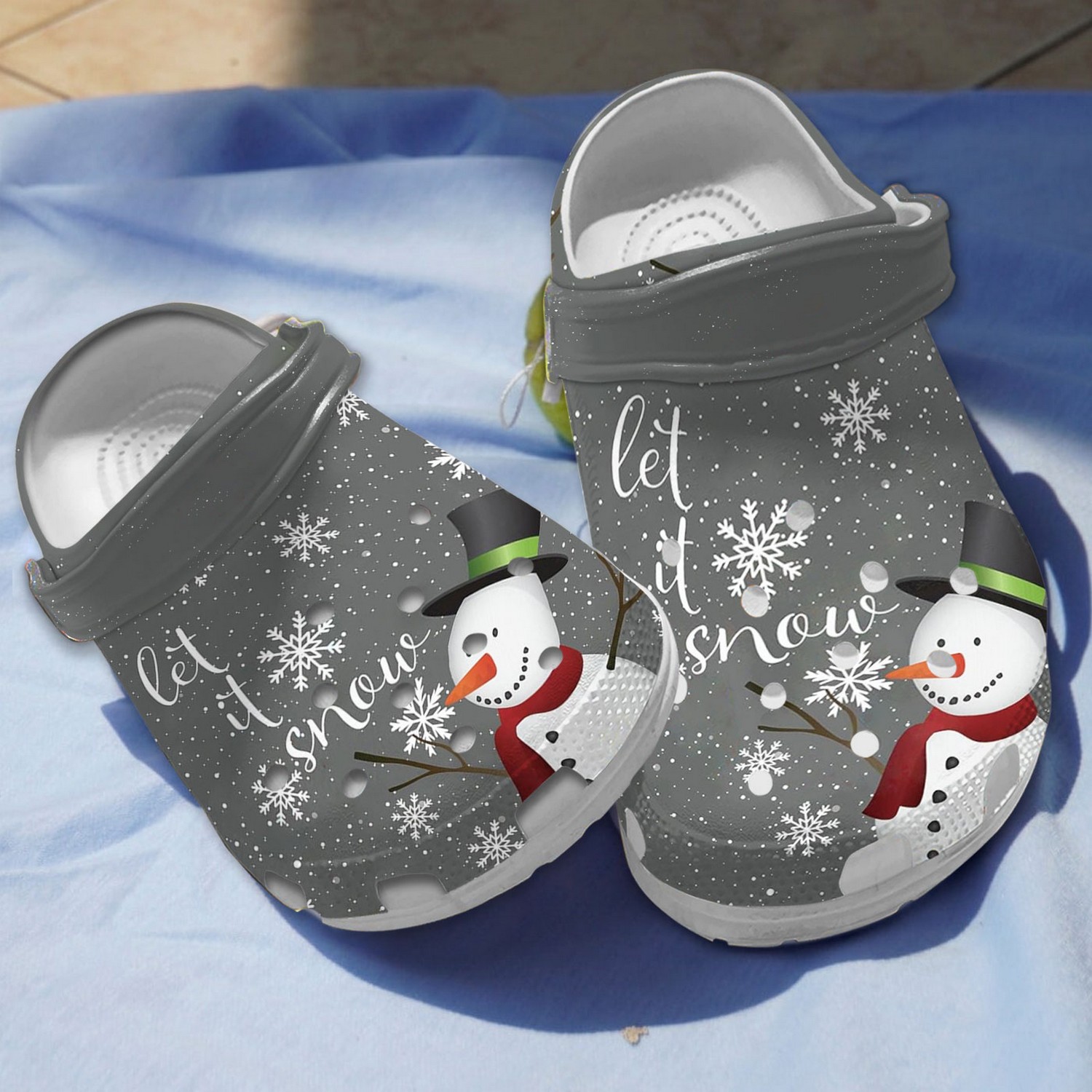 Snowman Christmas Crocs Crocband Clogs Shoes Comfortable For Men Women and Kids
