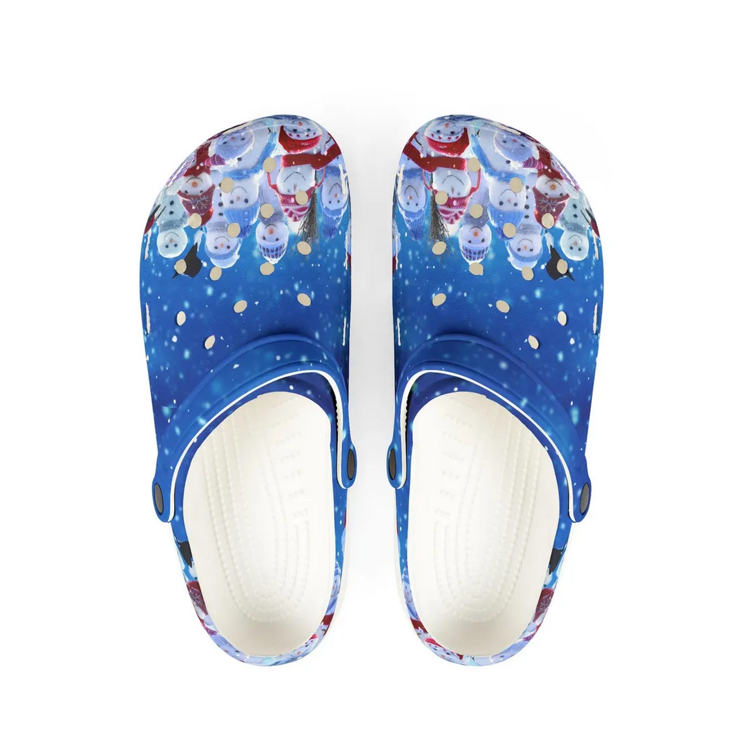 Snowman Christmas Crocs Crocband Clogs Shoes Comfortable For Men Women and Kids