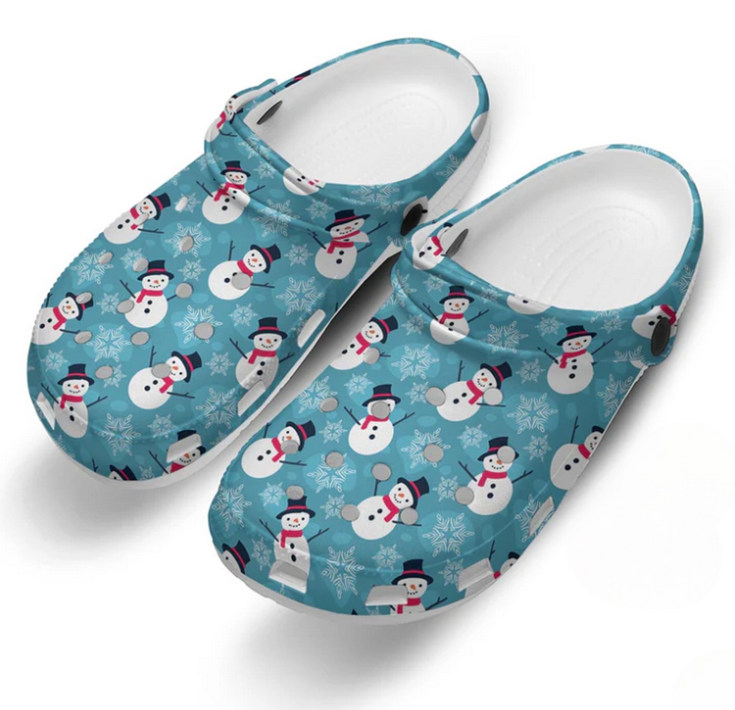Snowman Christmas Crocs Crocband Clogs Shoes Comfortable For Men Women and Kids