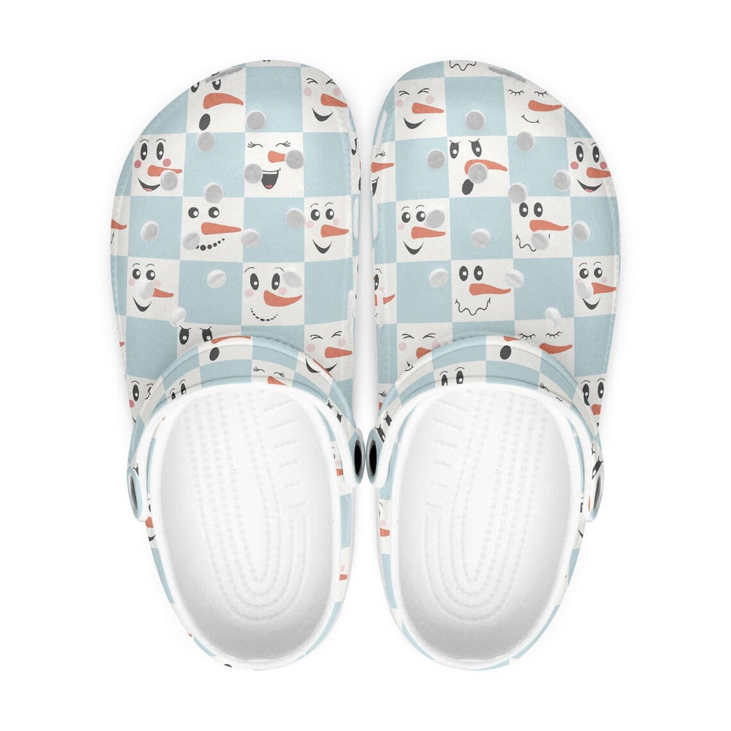 Snowman Christmas Crocs Crocband Clogs Shoes Comfortable For Men Women and Kids