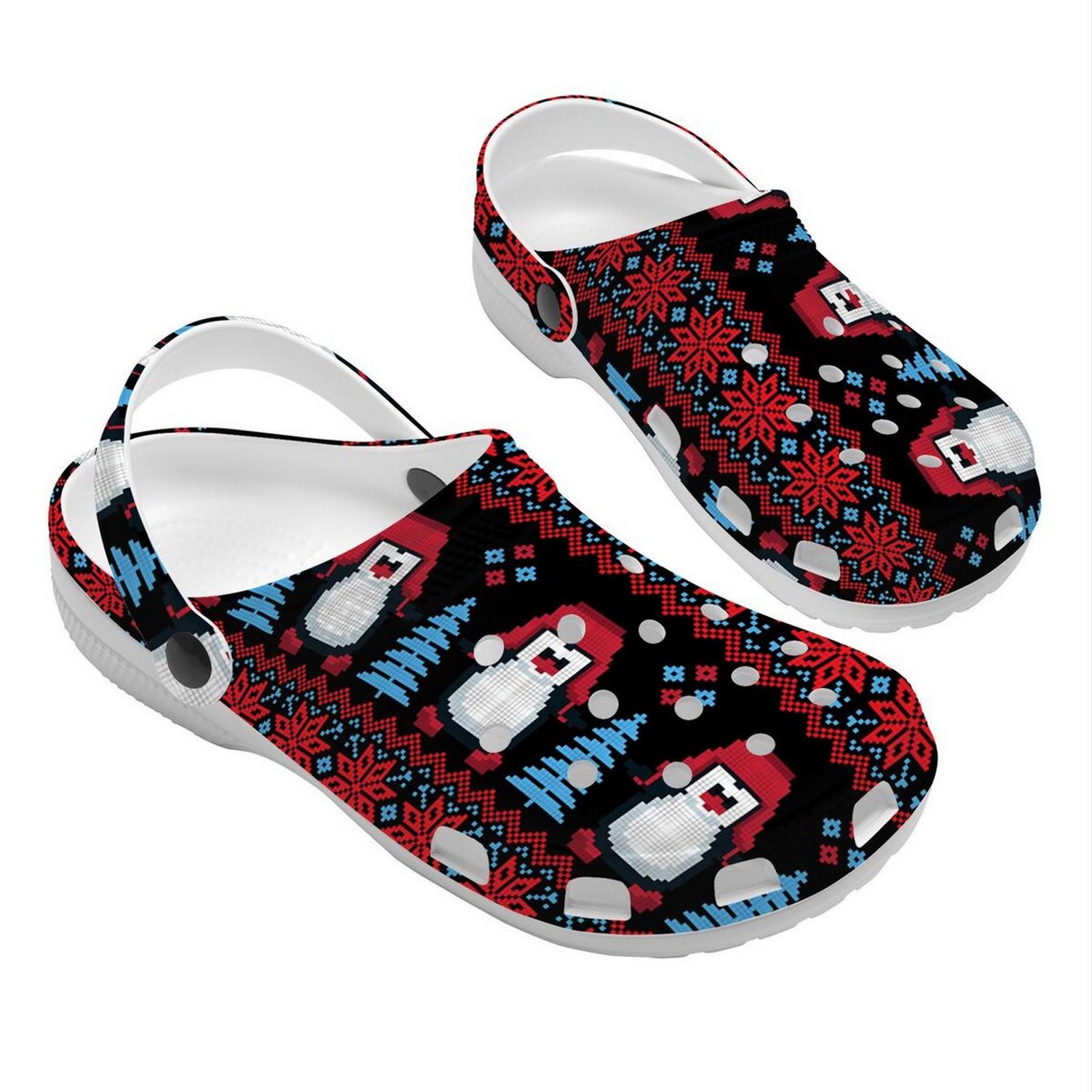 Snowman Christmas Crocs Crocband Clogs Shoes Comfortable For Men Women and Kids - Image 2