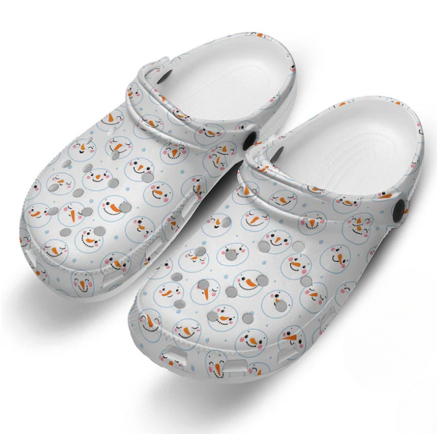 Snowman Christmas Crocs Crocband Clogs Shoes Comfortable For Men Women and Kids